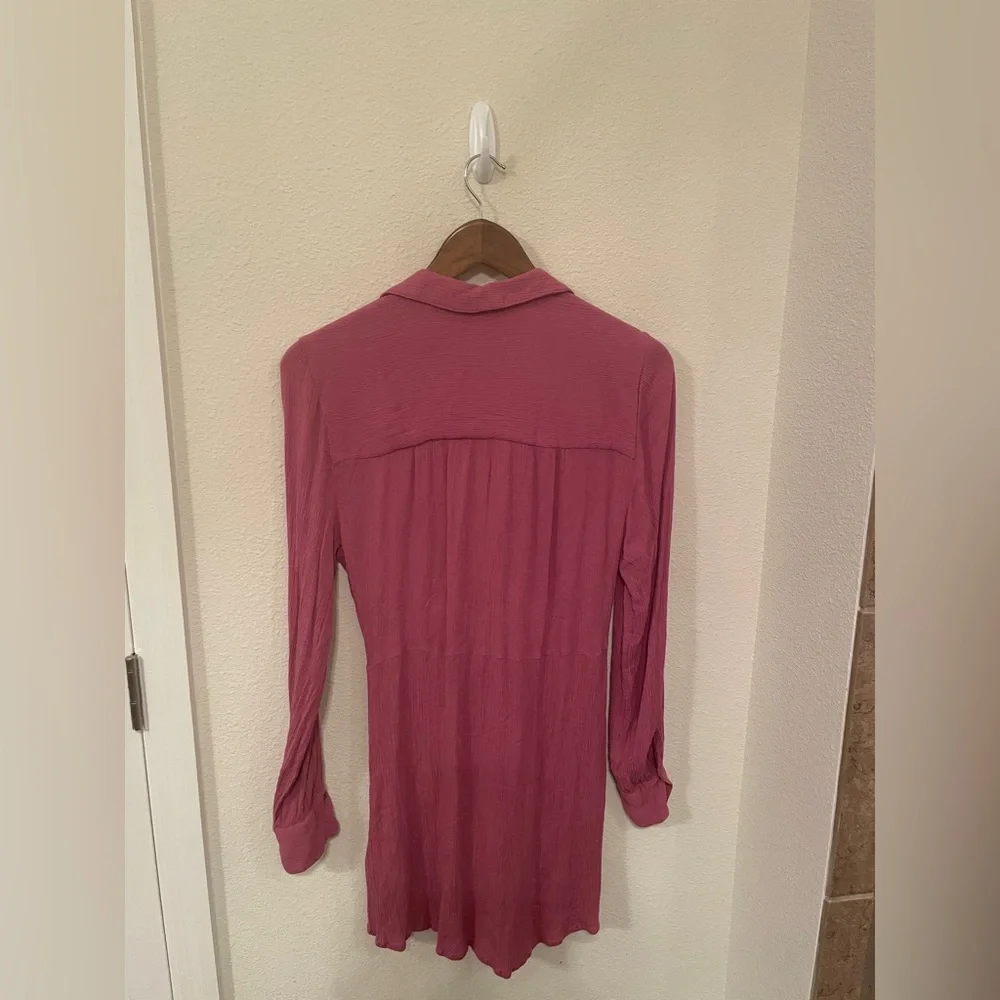 Free People Cover Up Worlds Apart Tunic Deep Plum, Beach Girly Coverup Vacation - Picture 6 of 8